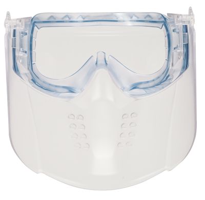 MSA Vertoggle safety goggles with face shield